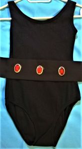 Kids Costumes to Hire - Black leotard - GIRL